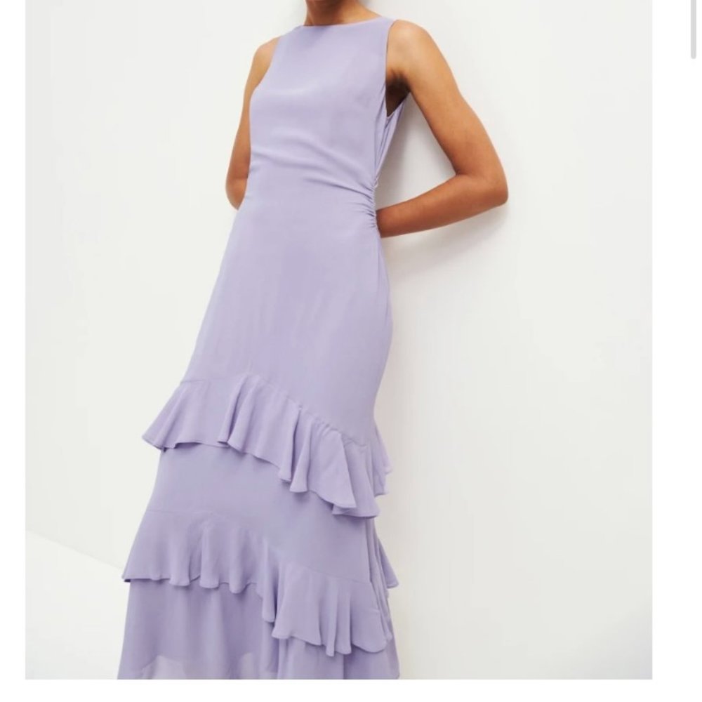 Reformation Magnus Dress Lavender in Size 6